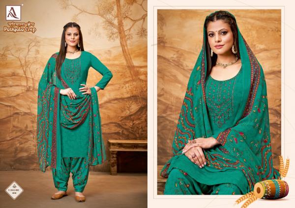 Alok Patiyala Crep Festive Wear Designer Dress Material